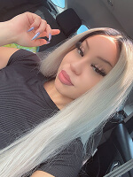 Person with long light hair