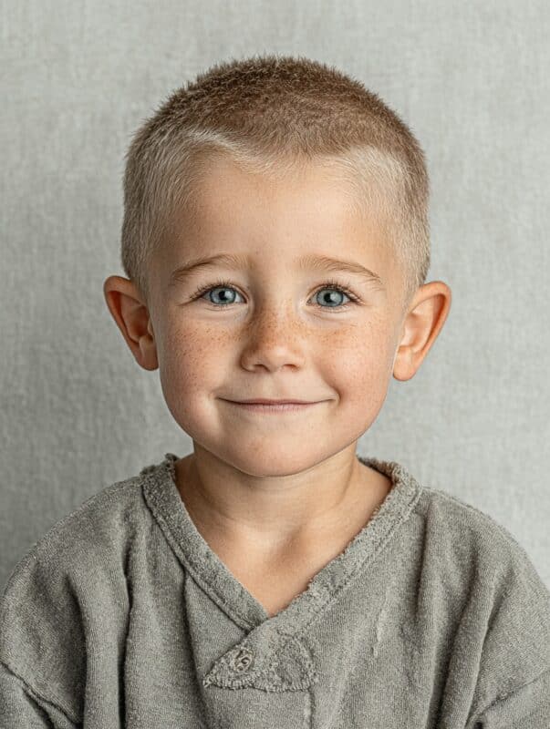 portrait of a young smiling